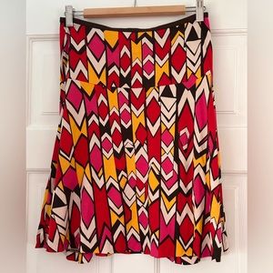 Diane Von Furstenberg vintage skirt size 6 (small) multi-color